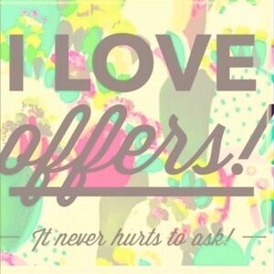 ⬇️I love offers… It never hurts to ask!⬇️